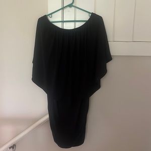 Black off the shoulder dress